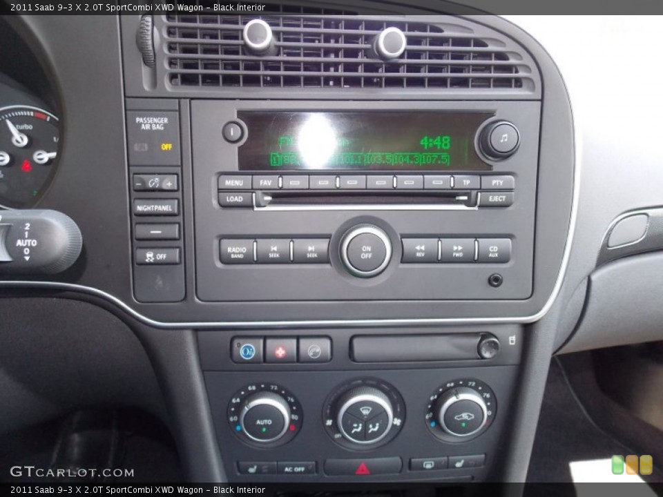Black Interior Controls for the 2011 Saab 9-3 X 2.0T SportCombi XWD Wagon #84649814