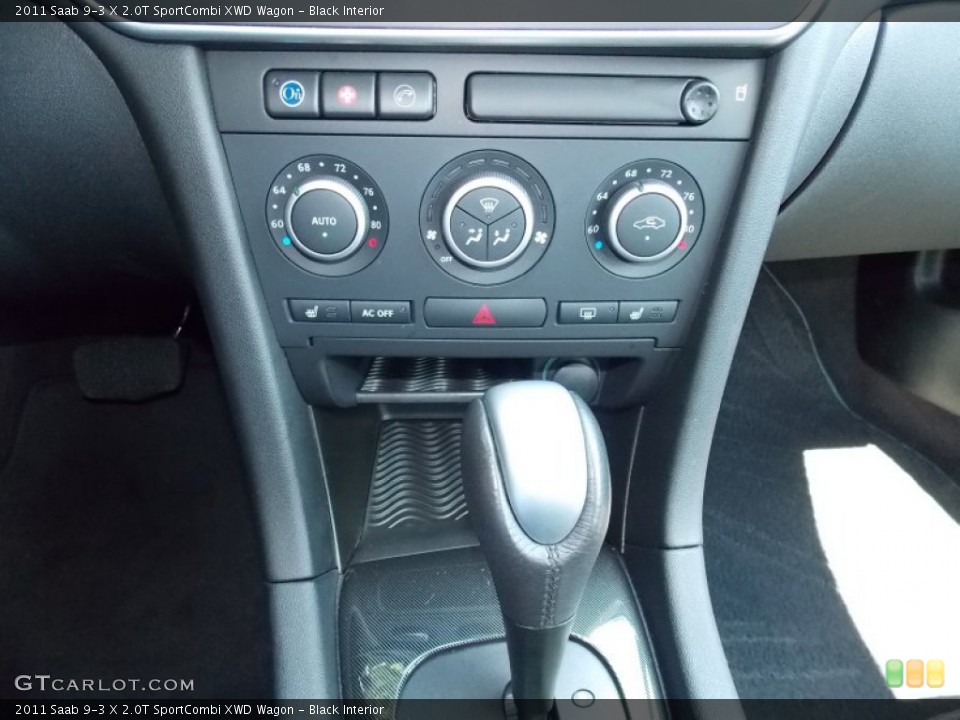 Black Interior Controls for the 2011 Saab 9-3 X 2.0T SportCombi XWD Wagon #84649841
