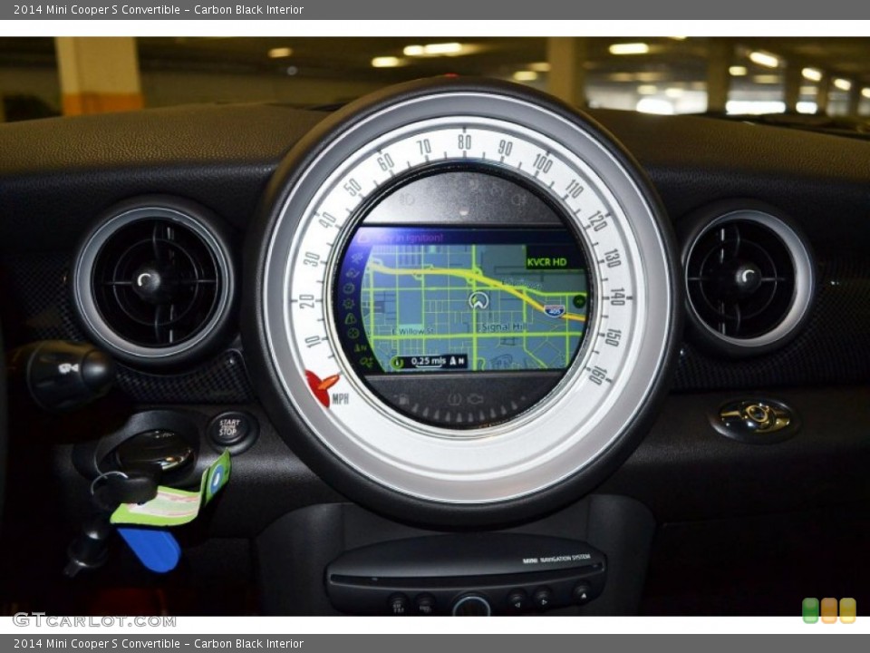 Carbon Black Interior Navigation for the 2014 Mini Cooper S Convertible #84649844