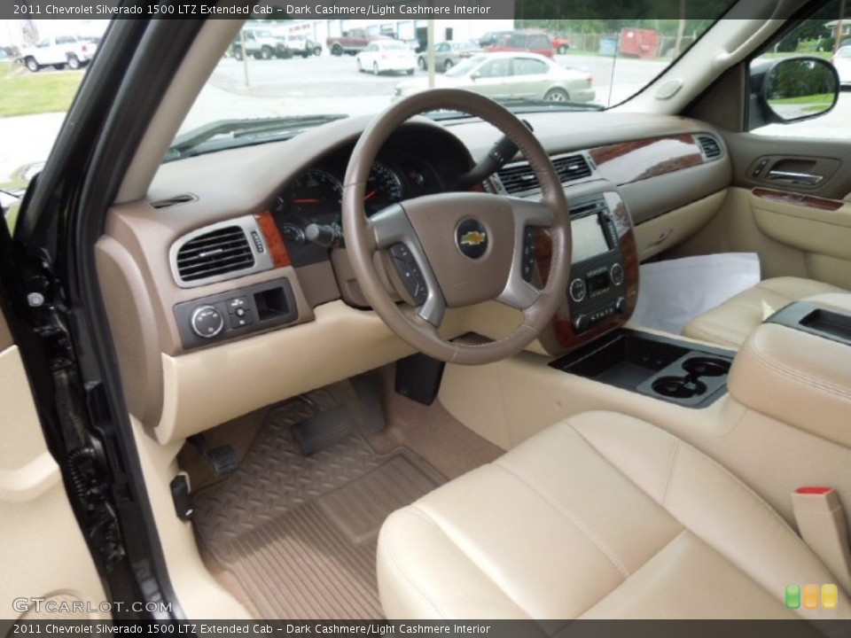 Dark Cashmere/Light Cashmere Interior Prime Interior for the 2011 Chevrolet Silverado 1500 LTZ Extended Cab #84652037