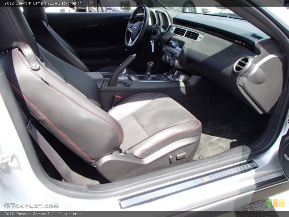 Black Interior Front Seat for the 2012 Chevrolet Camaro ZL1 #84652058