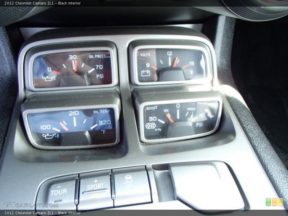 Black Interior Gauges for the 2012 Chevrolet Camaro ZL1 #84652157