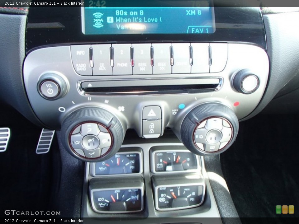 Black Interior Controls for the 2012 Chevrolet Camaro ZL1 #84652202