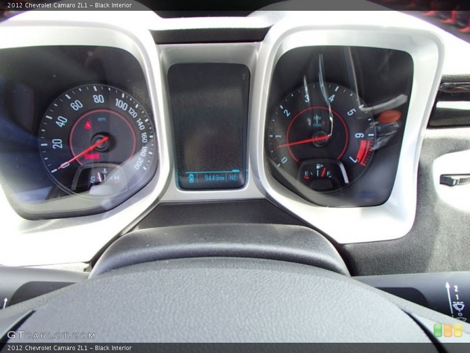 Black Interior Gauges for the 2012 Chevrolet Camaro ZL1 #84652295