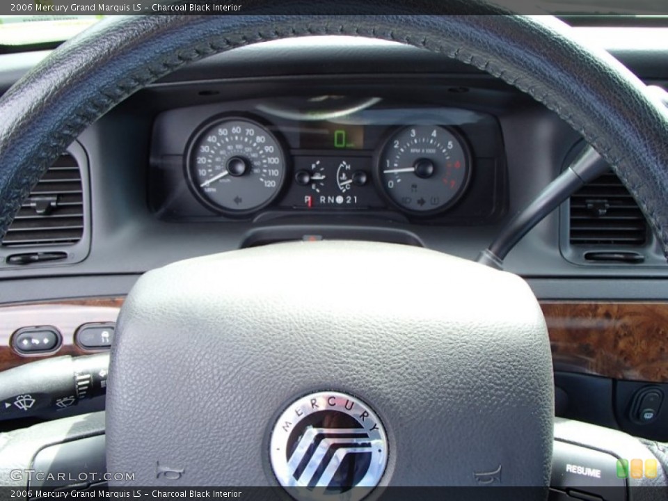 Charcoal Black Interior Gauges for the 2006 Mercury Grand Marquis LS #84653006