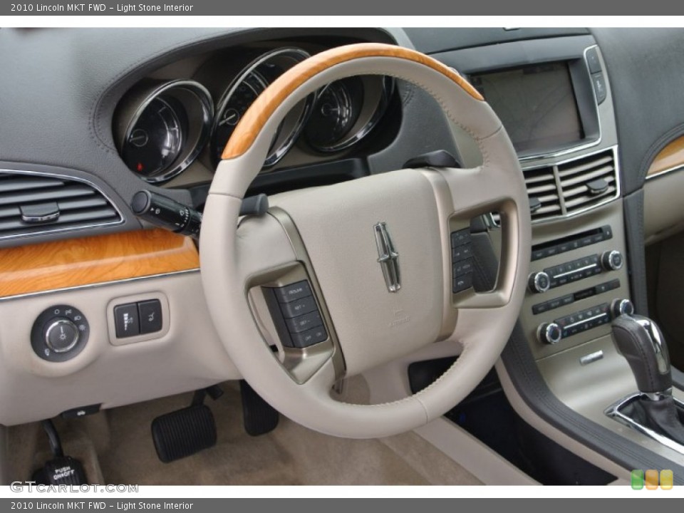 Light Stone Interior Steering Wheel for the 2010 Lincoln MKT FWD #84657962