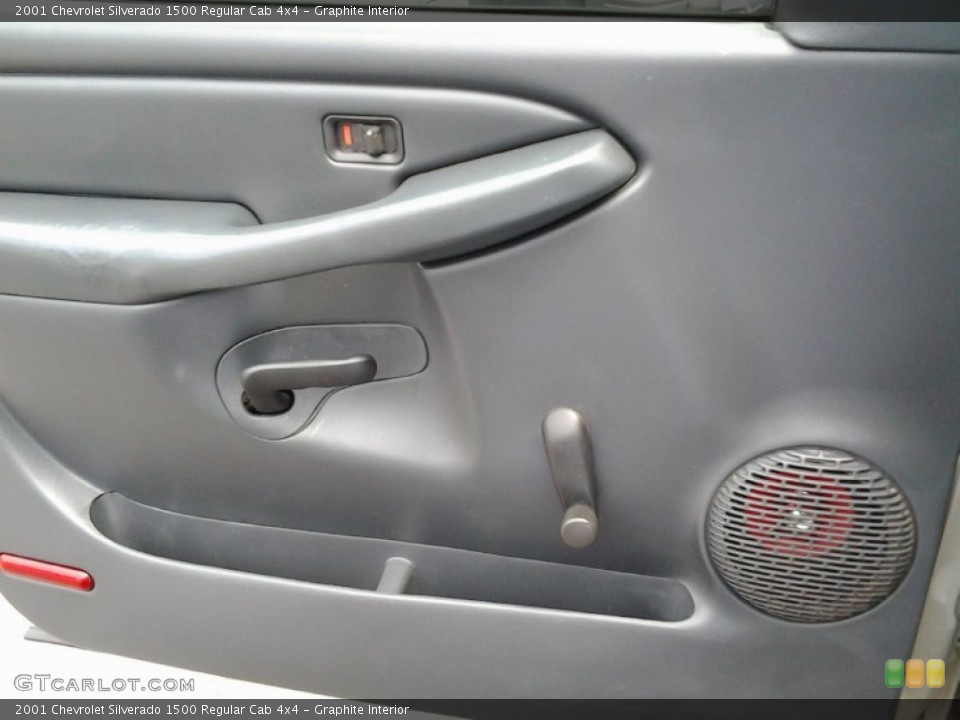 Graphite Interior Door Panel for the 2001 Chevrolet Silverado 1500 Regular Cab 4x4 #84658463