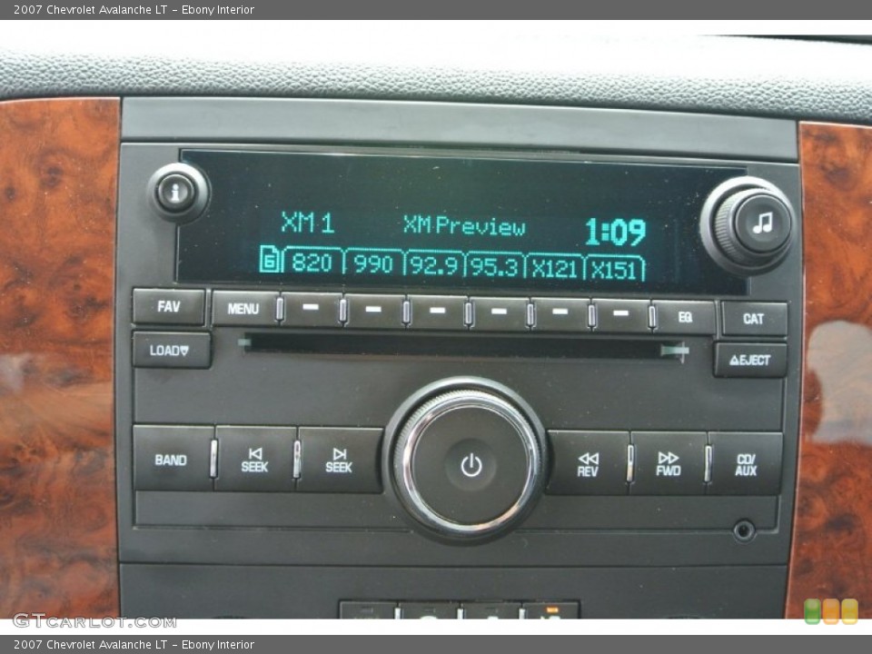 Ebony Interior Audio System for the 2007 Chevrolet Avalanche LT #84659825