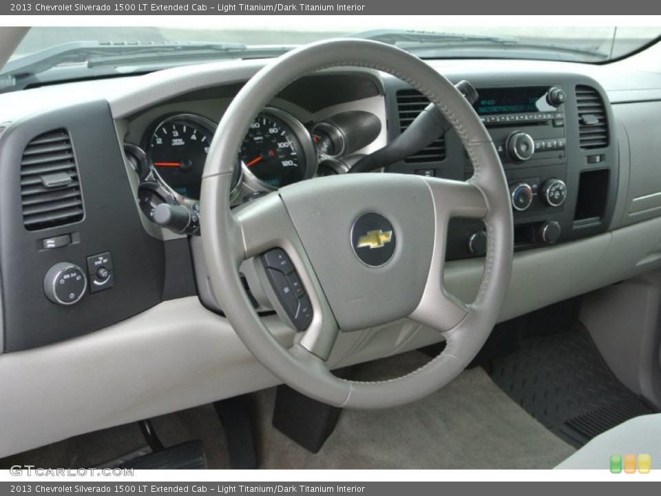 Light Titanium/Dark Titanium Interior Dashboard for the 2013 Chevrolet Silverado 1500 LT Extended Cab #84660554