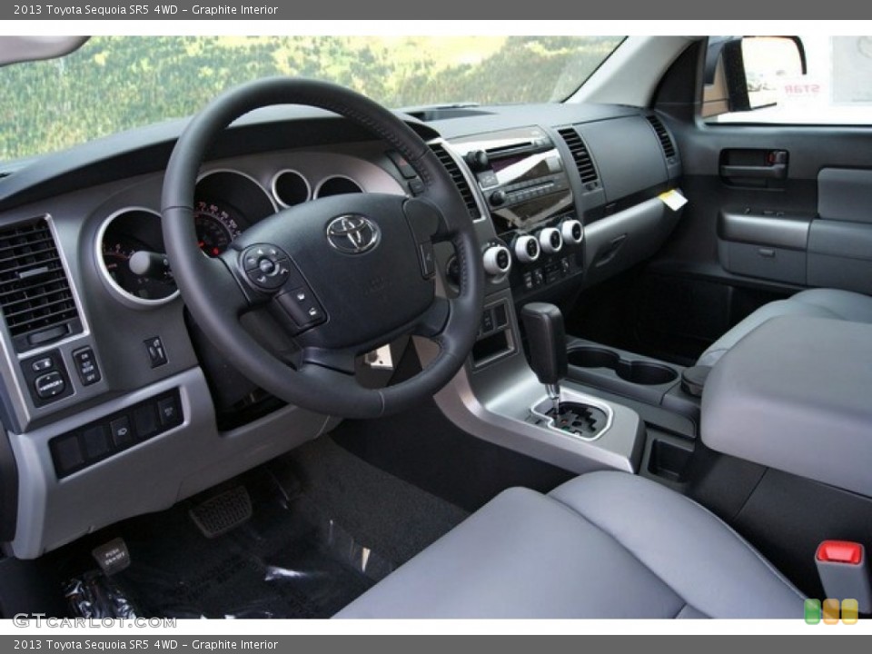 Graphite Interior Photo for the 2013 Toyota Sequoia SR5 4WD #84661265