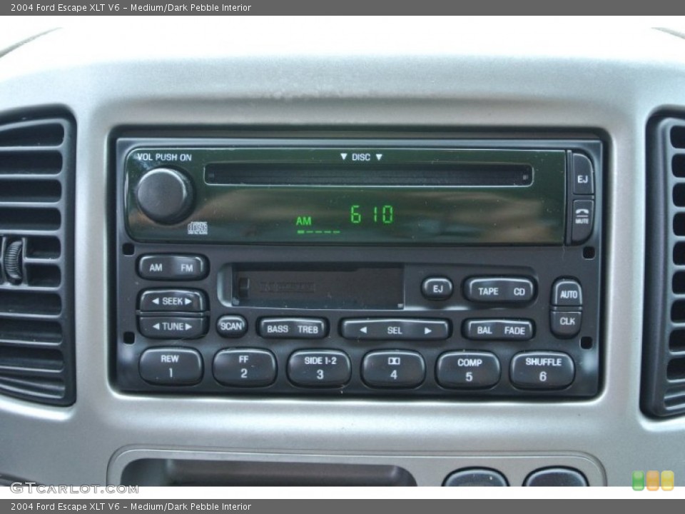 Medium/Dark Pebble Interior Audio System for the 2004 Ford Escape XLT V6 #84661739