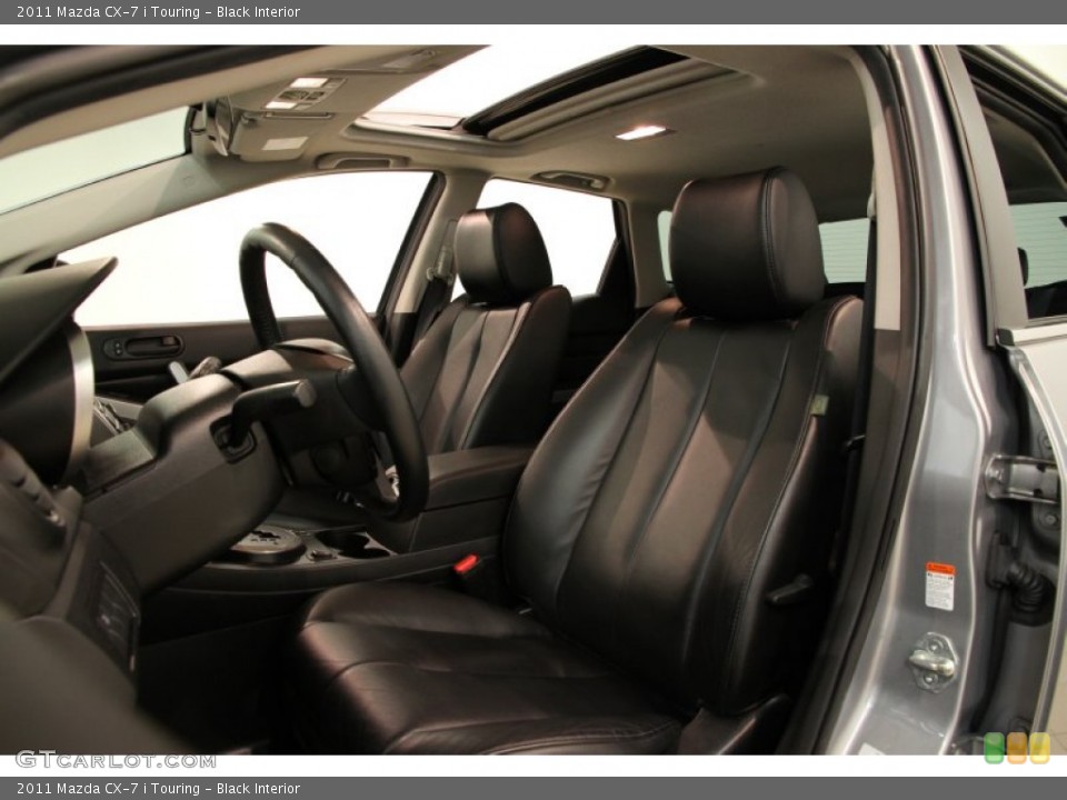 Black Interior Front Seat for the 2011 Mazda CX-7 i Touring #84663065