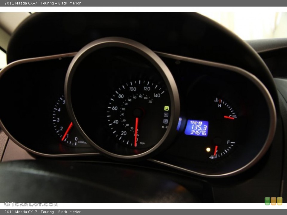 Black Interior Gauges for the 2011 Mazda CX-7 i Touring #84663095