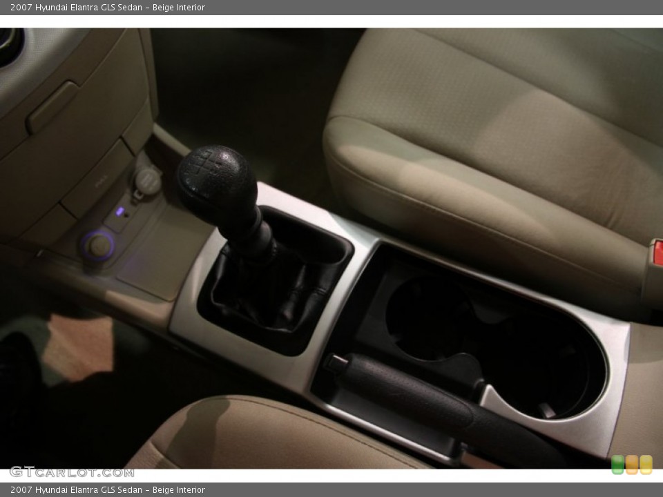 Beige Interior Transmission for the 2007 Hyundai Elantra GLS Sedan #84664670