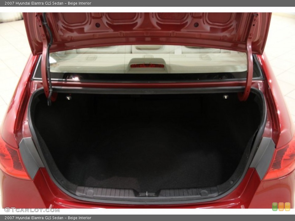 Beige Interior Trunk for the 2007 Hyundai Elantra GLS Sedan #84664721