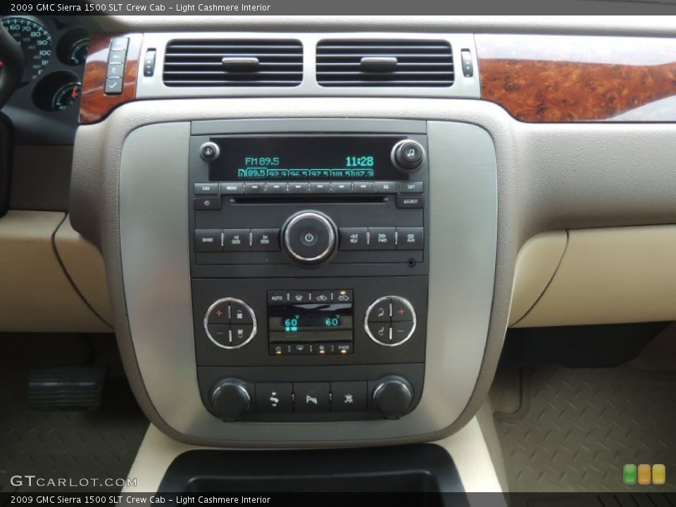 Light Cashmere Interior Controls for the 2009 GMC Sierra 1500 SLT Crew Cab #84664930