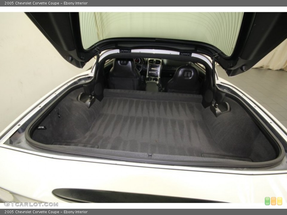 Ebony Interior Trunk for the 2005 Chevrolet Corvette Coupe #84668024