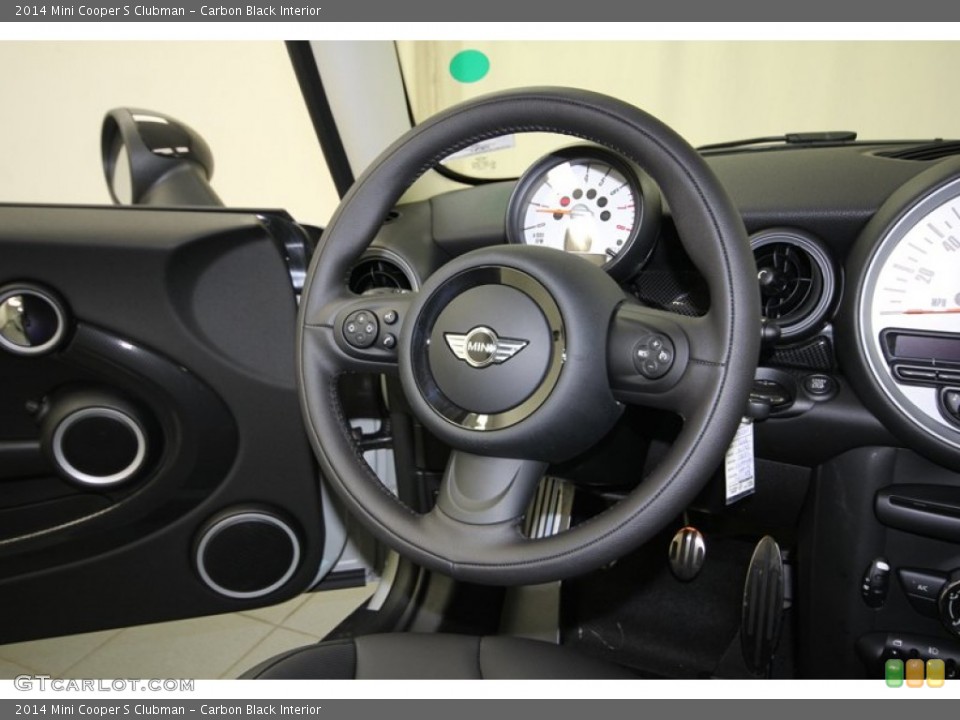 Carbon Black Interior Steering Wheel for the 2014 Mini Cooper S Clubman #84668729