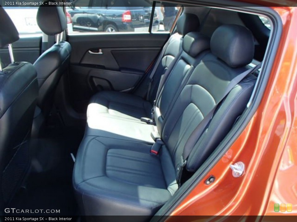 Black Interior Rear Seat for the 2011 Kia Sportage SX #84671071