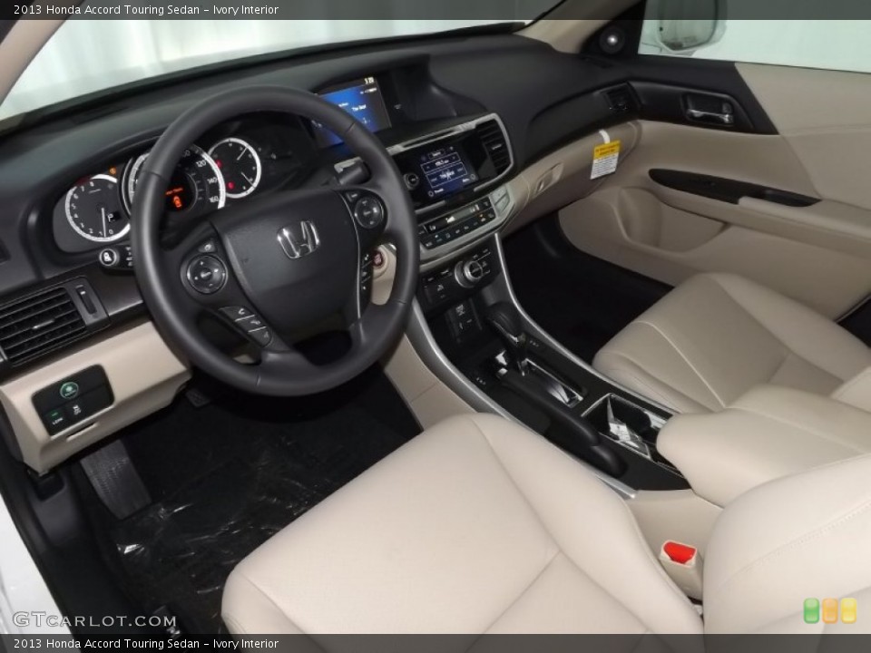 Ivory Interior Prime Interior for the 2013 Honda Accord Touring Sedan #84674927