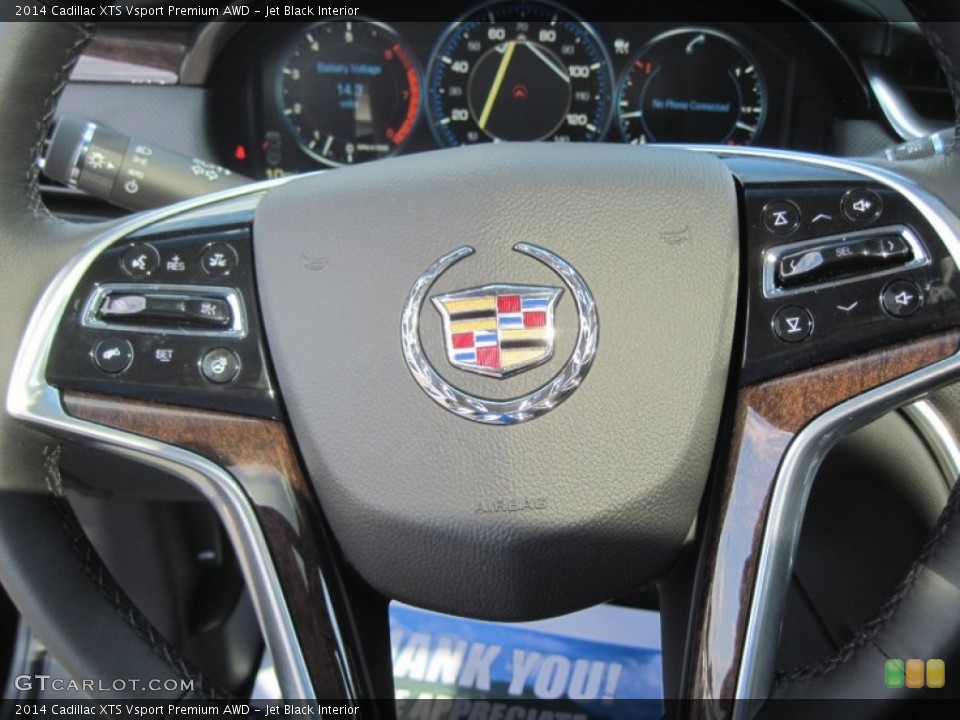 Jet Black Interior Controls for the 2014 Cadillac XTS Vsport Premium AWD #84674972