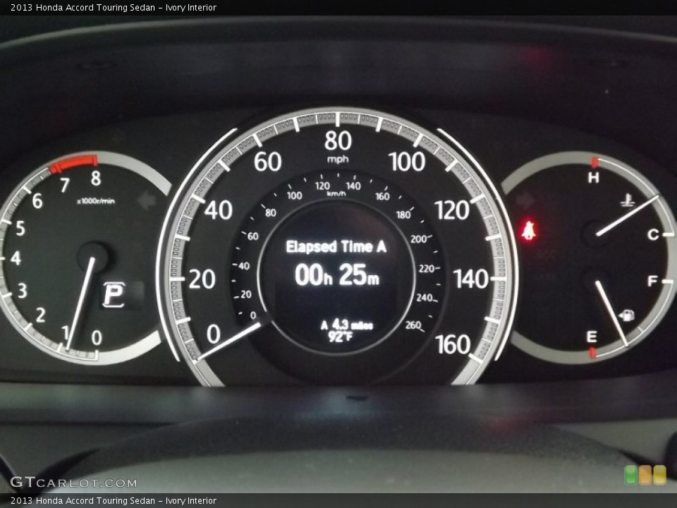 Ivory Interior Gauges for the 2013 Honda Accord Touring Sedan #84675230