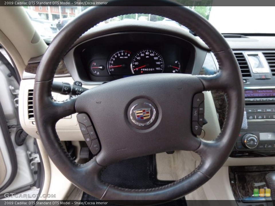 Shale/Cocoa Interior Steering Wheel for the 2009 Cadillac DTS  #84675373