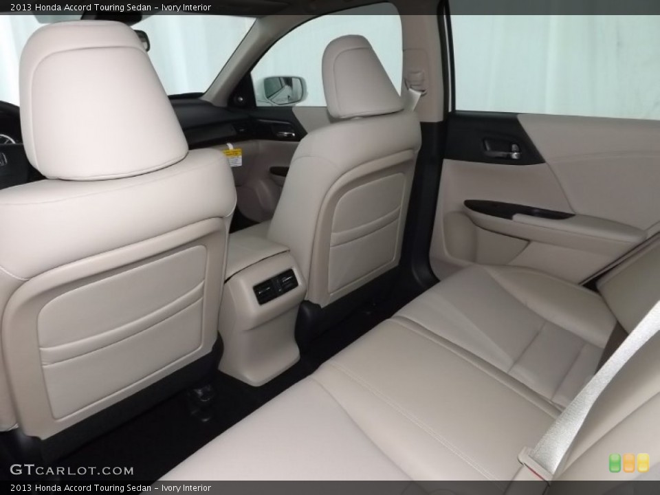 Ivory Interior Rear Seat for the 2013 Honda Accord Touring Sedan #84675386
