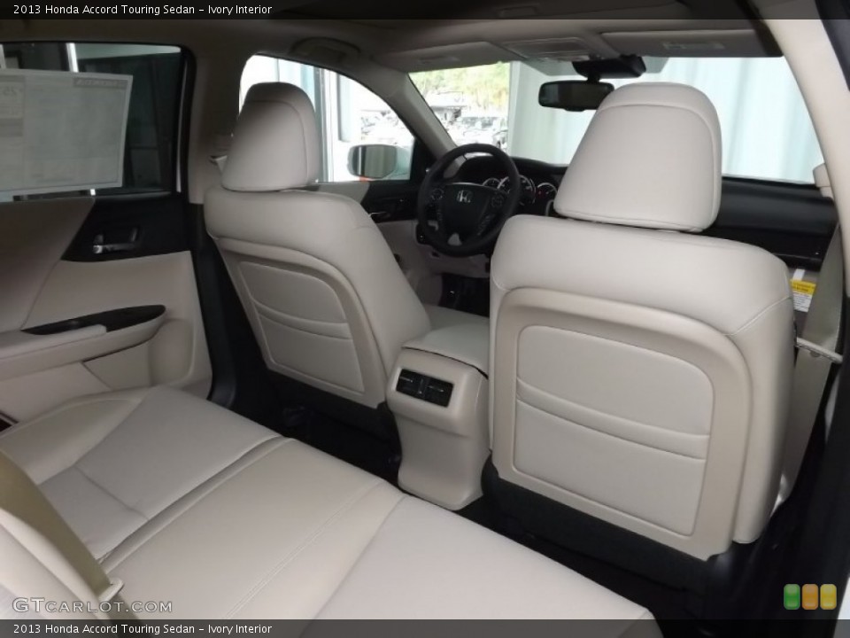 Ivory Interior Rear Seat for the 2013 Honda Accord Touring Sedan #84675456
