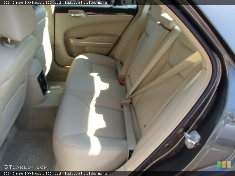 Black/Light Frost Beige Interior Rear Seat for the 2014 Chrysler 300  #84675473