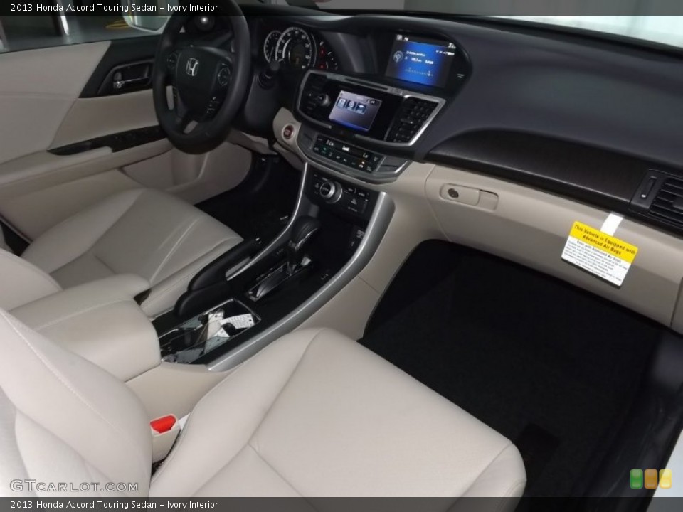 Ivory Interior Dashboard for the 2013 Honda Accord Touring Sedan #84675506