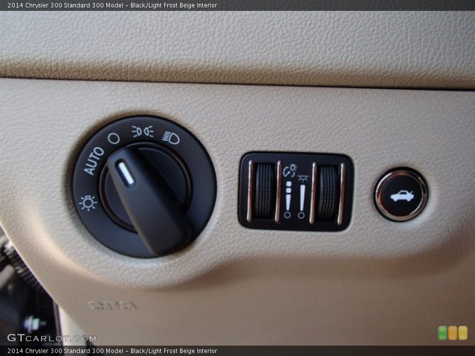 Black/Light Frost Beige Interior Controls for the 2014 Chrysler 300  #84675608