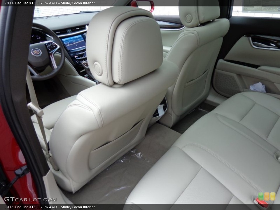 Shale/Cocoa Interior Rear Seat for the 2014 Cadillac XTS Luxury AWD #84676274