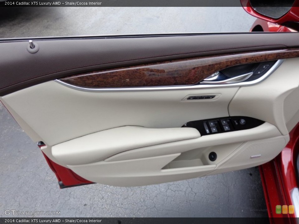 Shale/Cocoa Interior Door Panel for the 2014 Cadillac XTS Luxury AWD #84676337