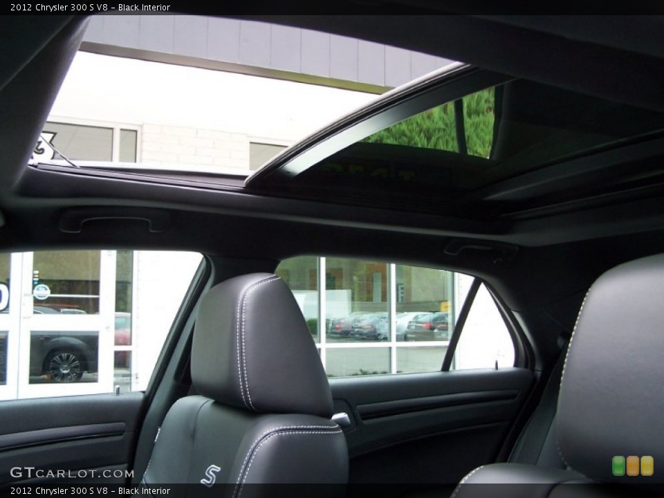 Black Interior Sunroof for the 2012 Chrysler 300 S V8 #84676418