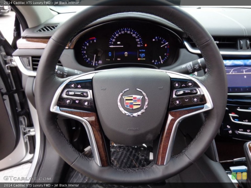 Jet Black Interior Steering Wheel for the 2014 Cadillac XTS Luxury FWD #84676937