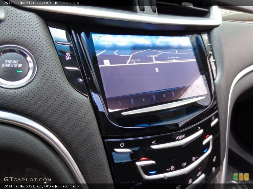 Jet Black Interior Controls for the 2014 Cadillac XTS Luxury FWD #84676982