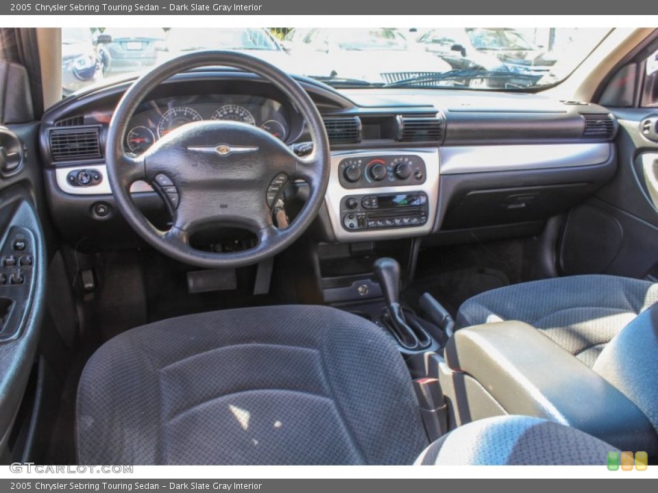 Dark Slate Gray Interior Prime Interior for the 2005 Chrysler Sebring Touring Sedan #84679873