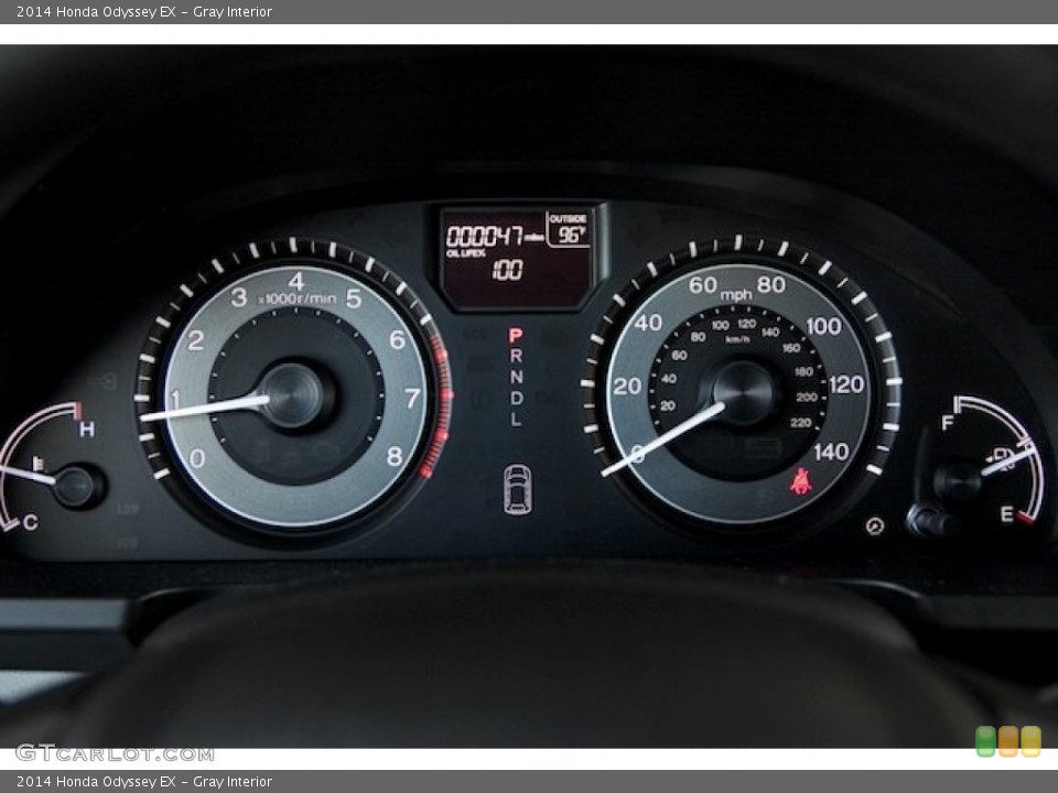 Gray Interior Gauges for the 2014 Honda Odyssey EX #84680042