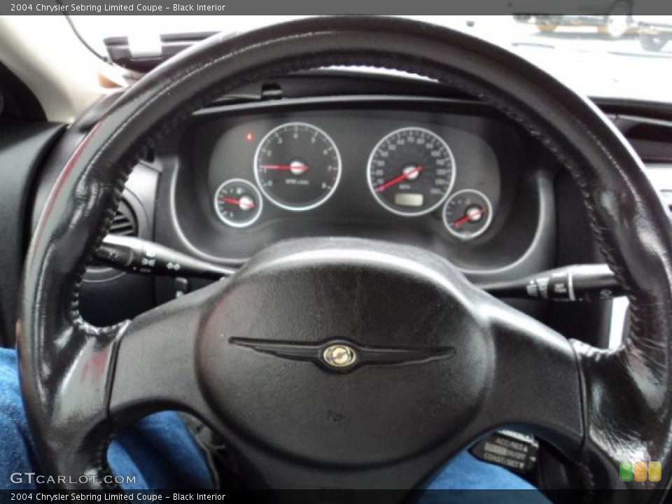 Black Interior Steering Wheel for the 2004 Chrysler Sebring Limited Coupe #84686531