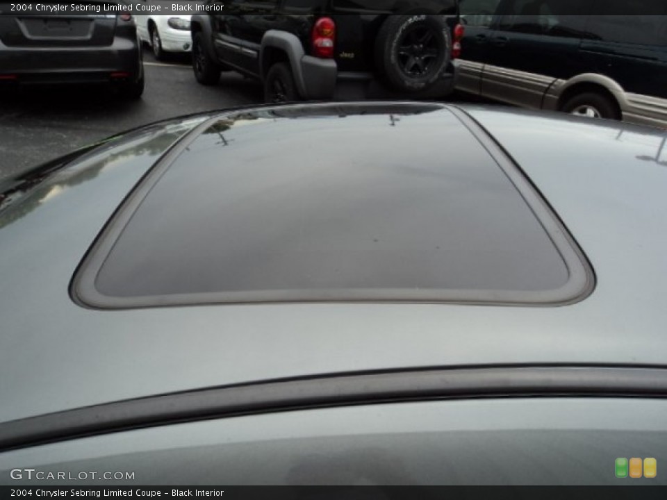 Black Interior Sunroof for the 2004 Chrysler Sebring Limited Coupe #84686688