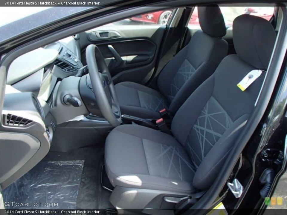 Charcoal Black Interior Front Seat for the 2014 Ford Fiesta S Hatchback #84686689