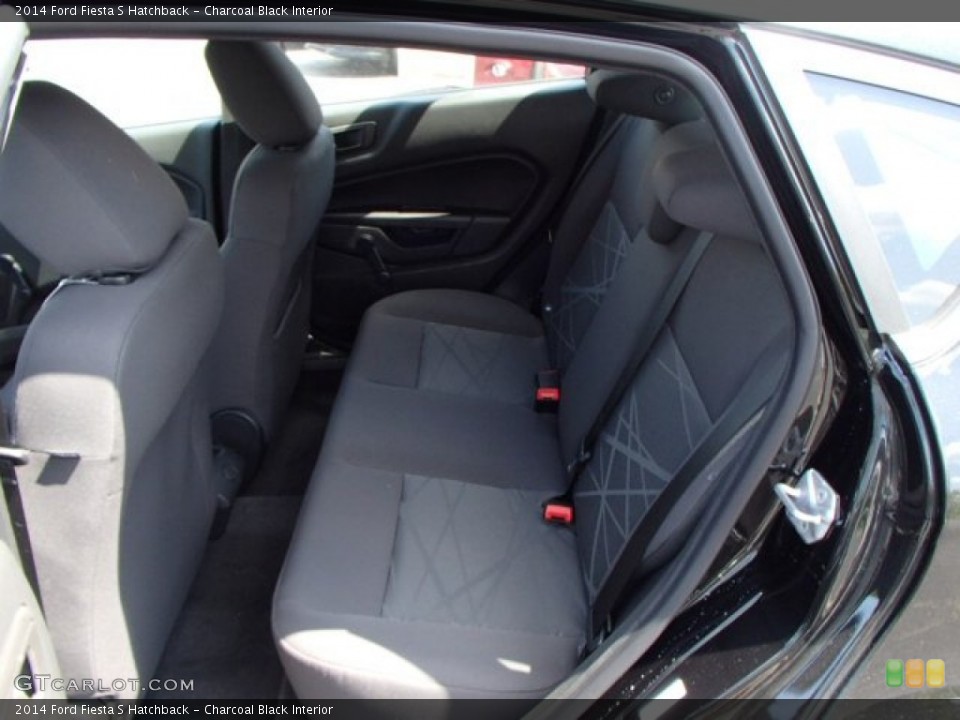 Charcoal Black Interior Rear Seat for the 2014 Ford Fiesta S Hatchback #84686713