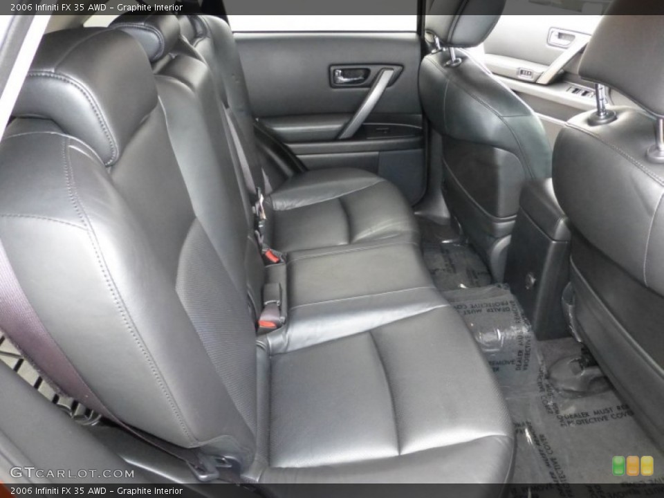 Graphite Interior Rear Seat for the 2006 Infiniti FX 35 AWD #84688103
