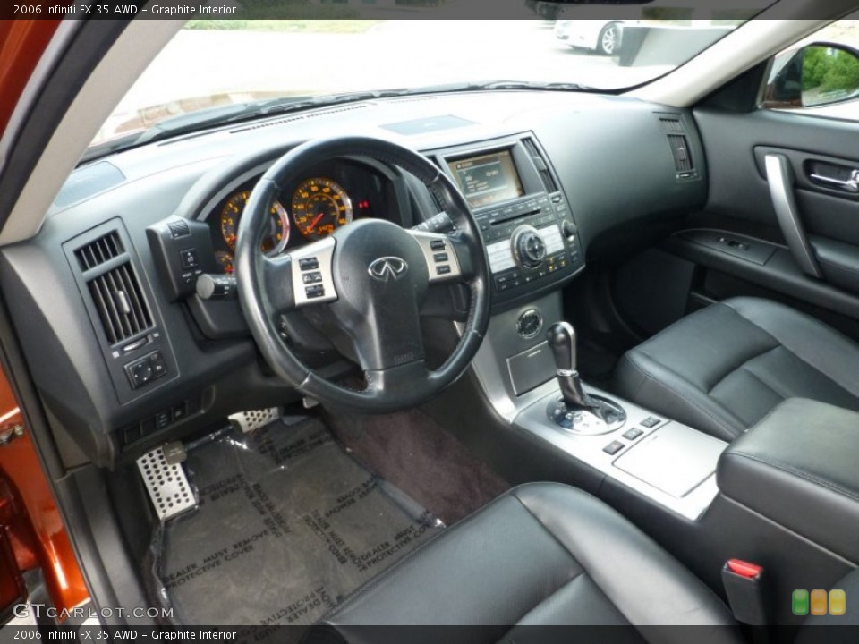 Graphite Interior Prime Interior for the 2006 Infiniti FX 35 AWD #84688181
