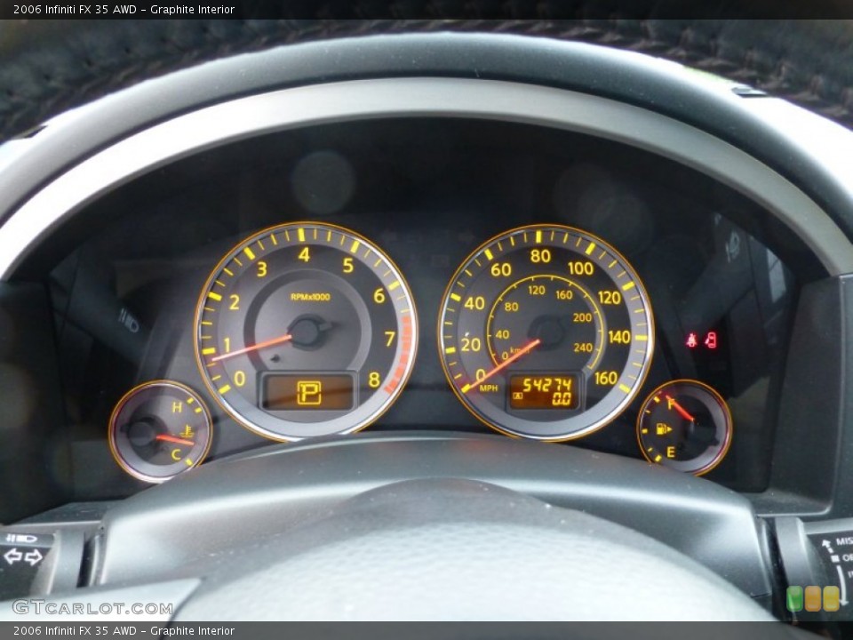 Graphite Interior Gauges for the 2006 Infiniti FX 35 AWD #84688284