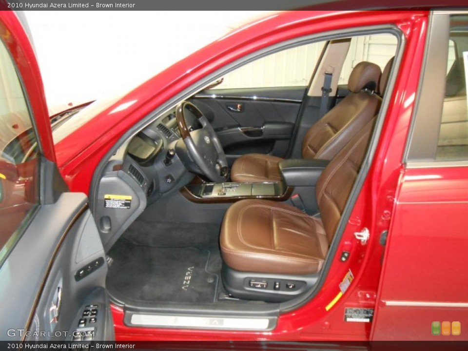 Brown 2010 Hyundai Azera Interiors