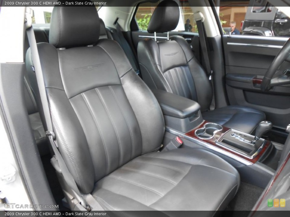 Dark Slate Gray Interior Front Seat for the 2009 Chrysler 300 C HEMI AWD #84692123