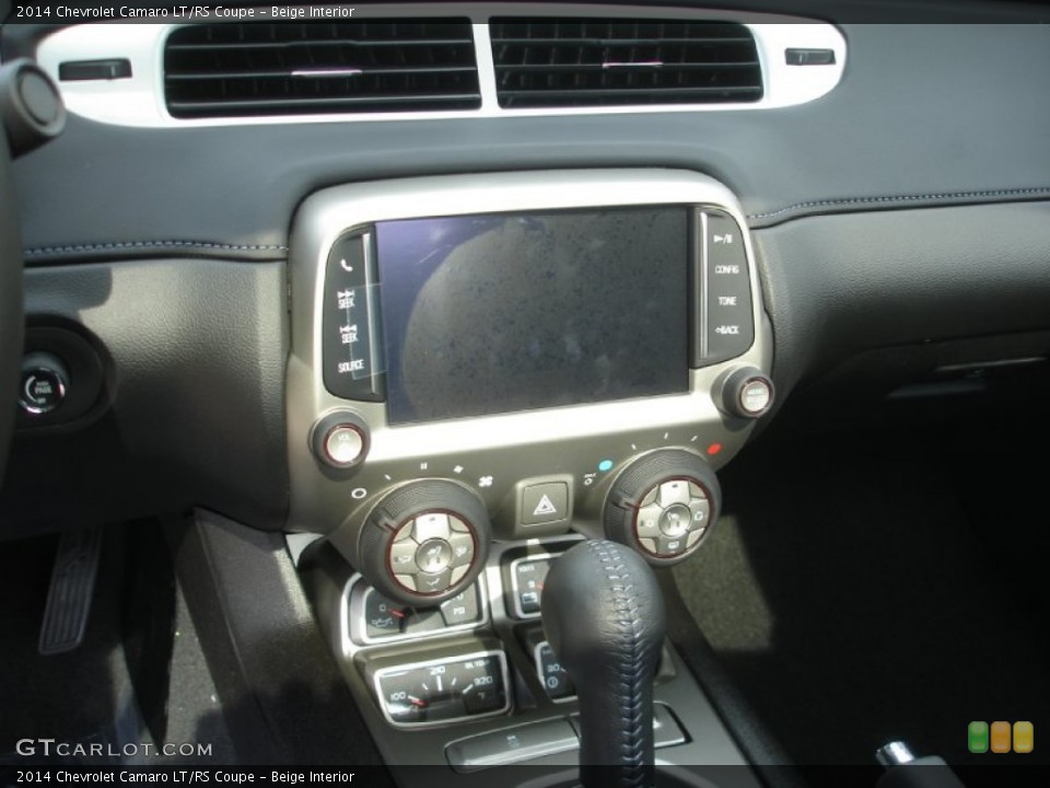 Beige Interior Controls for the 2014 Chevrolet Camaro LT/RS Coupe #84692987