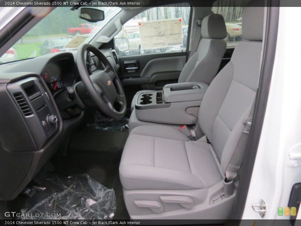 Jet Black/Dark Ash Interior Front Seat for the 2014 Chevrolet Silverado 1500 WT Crew Cab #84693098